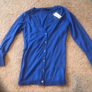 NWT The Limited Royal Blue Cardigan- XS